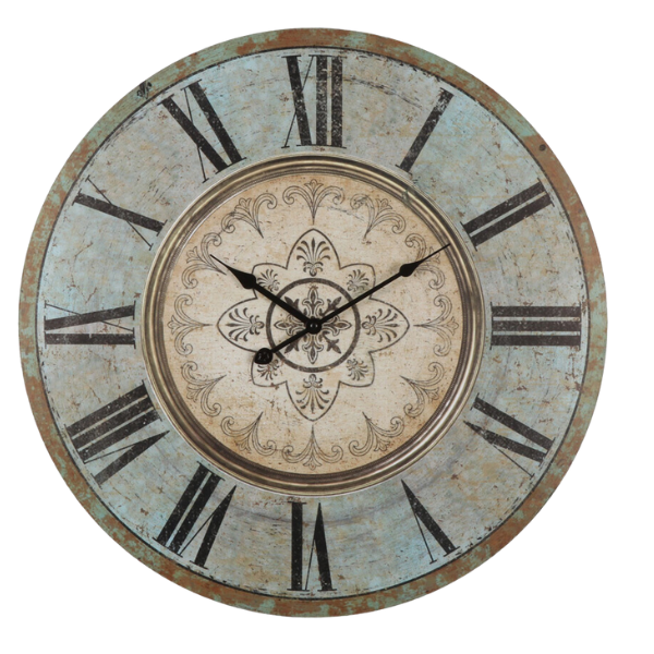 French Provincial Wall Clock Natural Country Living